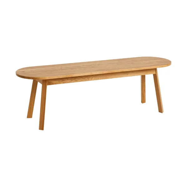 HAY Triangle Leg bench water-based lacquered oak, 200 cm