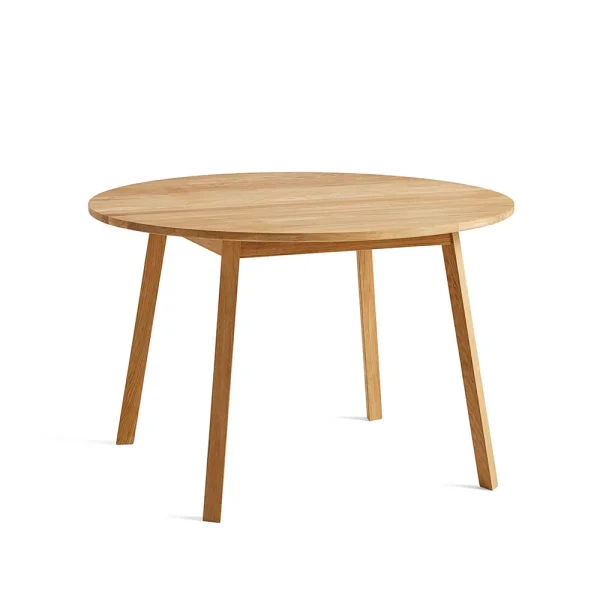HAY Triangle Leg dining table round Oiled oak