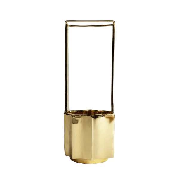 Hein Studio Ikebana vase 30 cm Brass