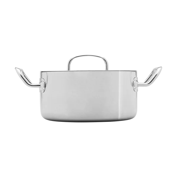 Heirol Heirol Steely Classic Triply pot with lid 3 liters Stainless steel