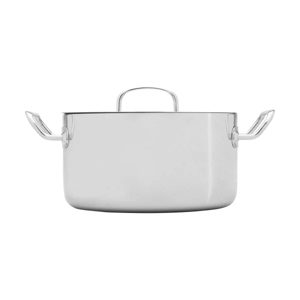 Heirol Heirol Steely Classic Triply pot with lid 5.5 liters Stainless steel