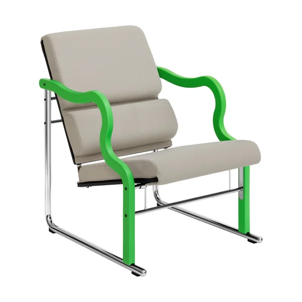 Hem Experiment 501 lounge chair Green-light beige