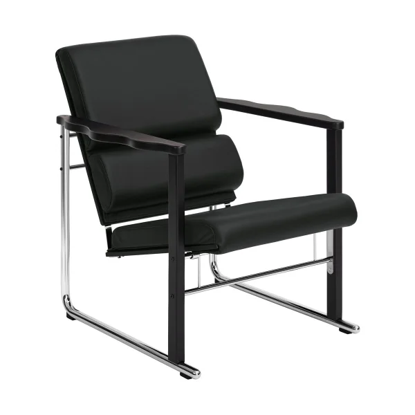 Hem Experiment 502 lounge chair Black-black leather