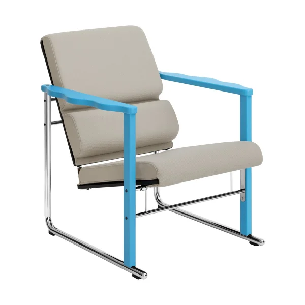Hem Experiment 502 lounge chair Blue-light beige