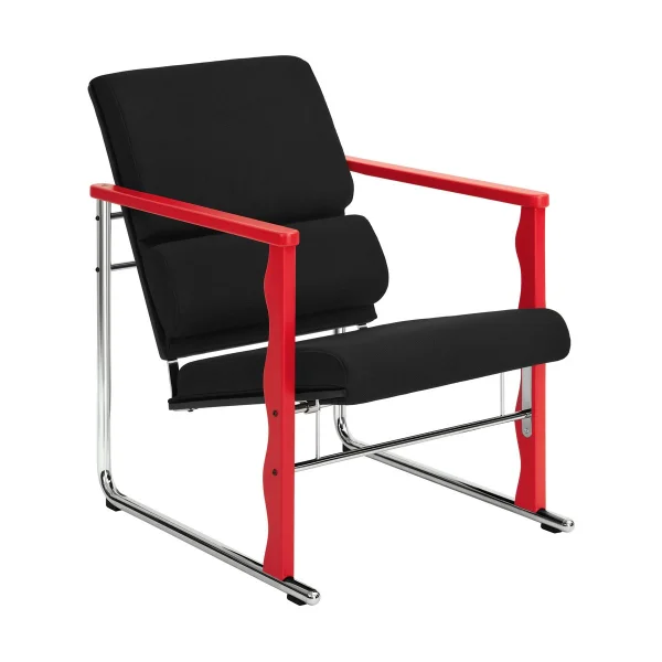 Hem Experiment 503 lounge chair Red-black