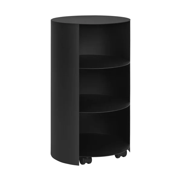 Hem Hide pedestal Ø38x68 cm Jet black textured