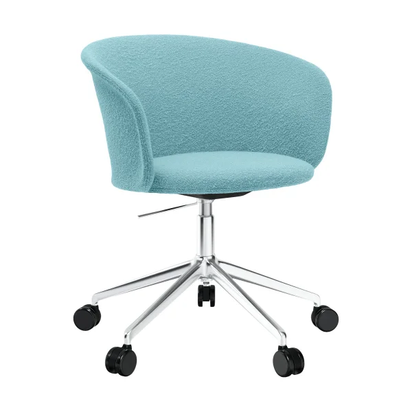 Hem Kendo Swivel office chair with 5 wheels Icicle-polished aluminium