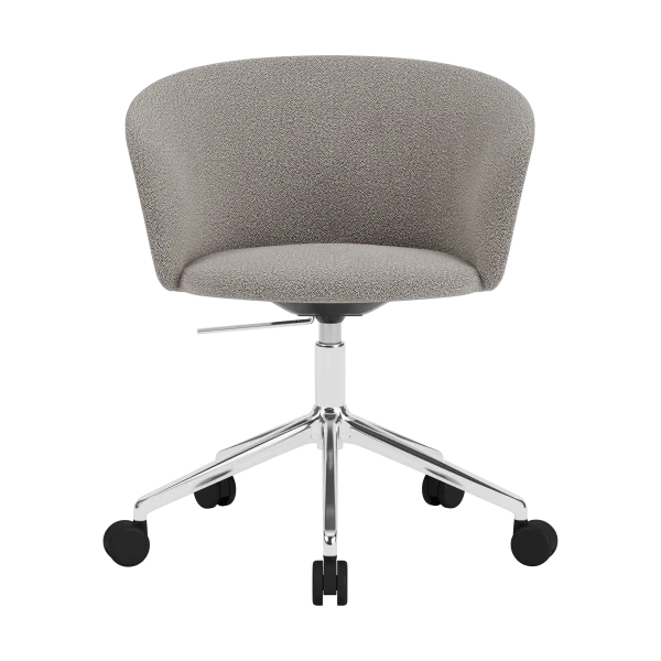 Hem Kendo Swivel office chair with 5 wheels Porcelain-polished aluminium