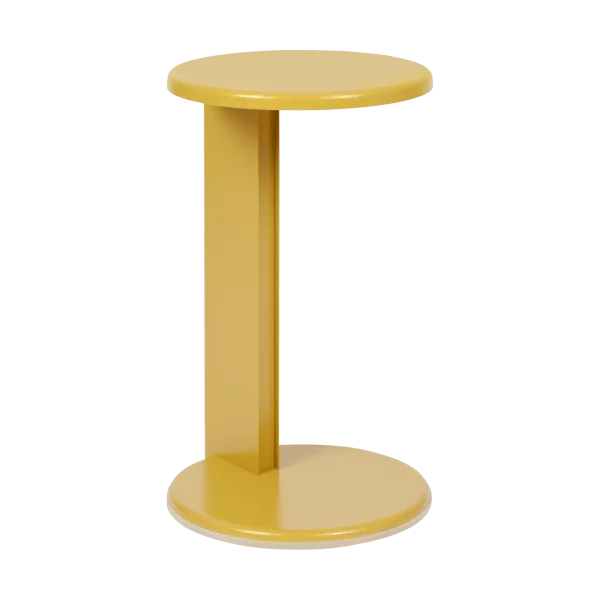 Hem Lolly side table 56 cm Ochre yellow gloss