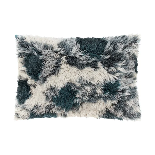 Hem Monster cushion Large 40x60 cm Dark teal-off white