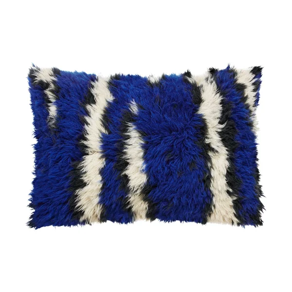 Hem Monster cushion Large 40x60 cm Ultramarine blue-off white