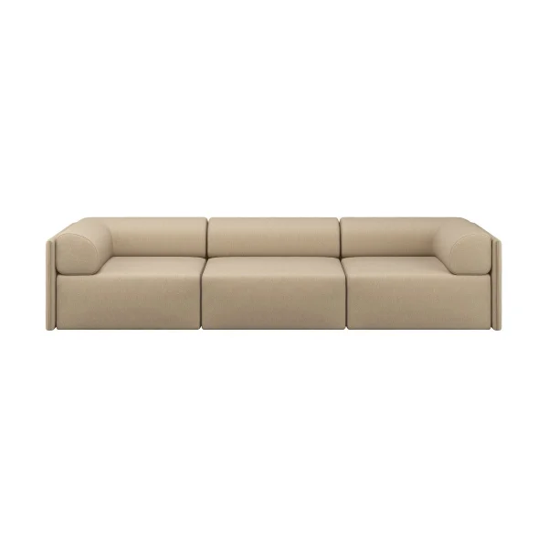 Hem Palo Block 3-seater sofa with arm rest Low 295 cm Beige