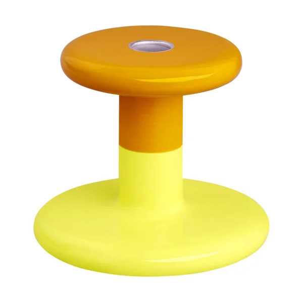 Hem Pesa candlestick Low 11 cm Honey yellow-sulfur yellow