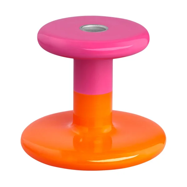 Hem Pesa candlestick Low 11 cm Magenta-orange