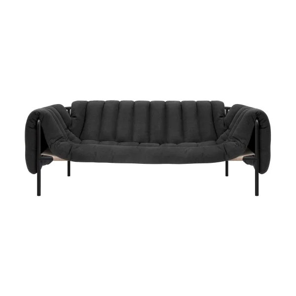 Hem Puffy 2,5-seater sofa 205 cm Anthracite-black grey