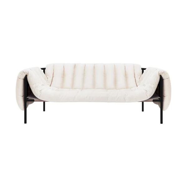 Hem Puffy 2,5-seater sofa 205 cm Natural-black grey