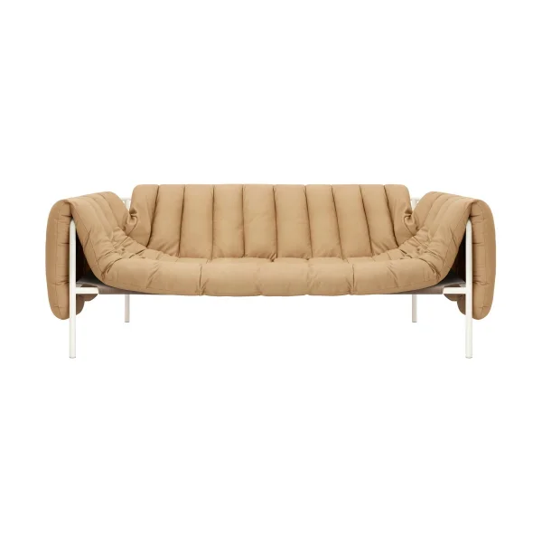 Hem Puffy 2,5-seater sofa 205 cm Sand leather-cream