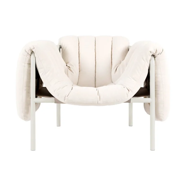 Hem Puffy lounge chair Natural-cream