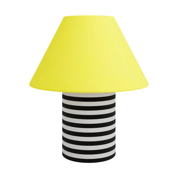 Hem Toto table lamp Large 64 cm Wax yellow-black & white stripes
