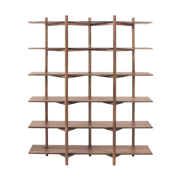 Hem Zig Zag shelf High 175x214 cm Walnut