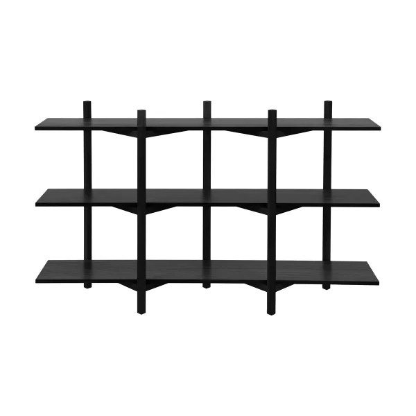 Hem Zig Zag shelf Low 175x100 cm Black