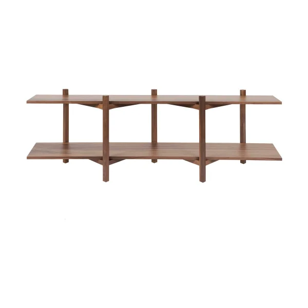 Hem Zig Zag shelf Media 194x57 cm Walnut