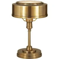 Henley Desk Light Antique Brass, Light, Hand-Rubbed Antique Brass - Andrew Martin
