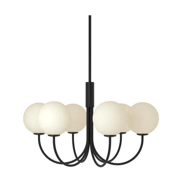 Herstal Ballon Chandelier Black, Ø60 cm