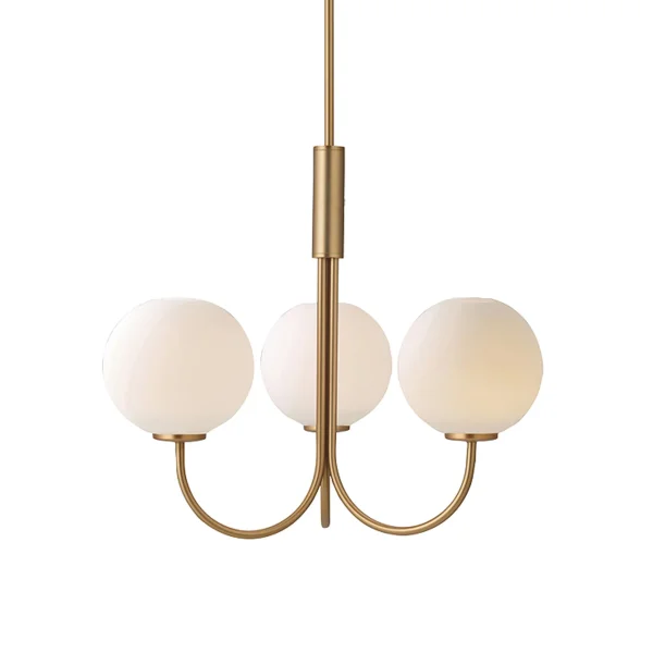 Herstal Ballon Chandelier brass, Ø45 cm