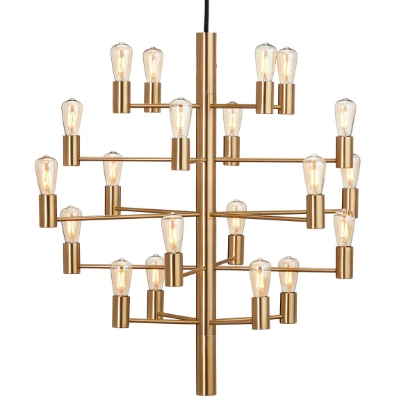 Herstal Manola 20 candelier Satin brass