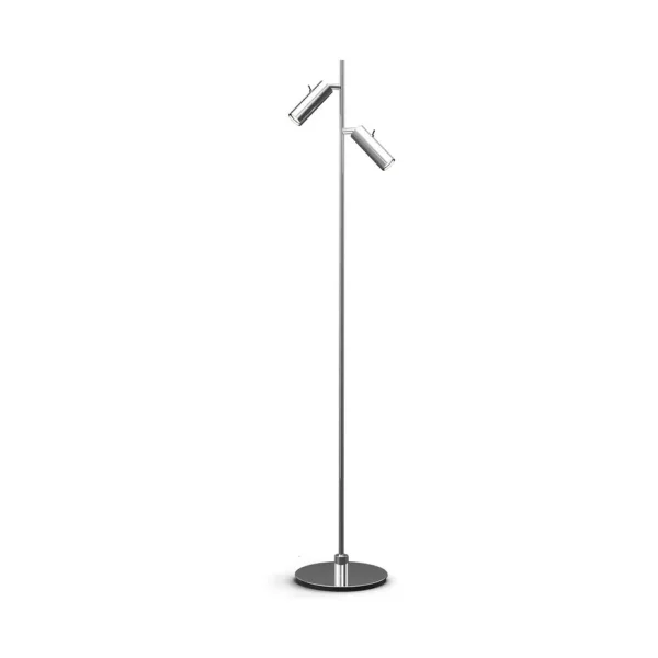 Herstal Pipeline floor lamp Chrome-double