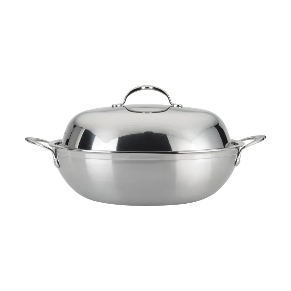 Hestan Hestan Probond wok with lid 36 cm Stainless steel