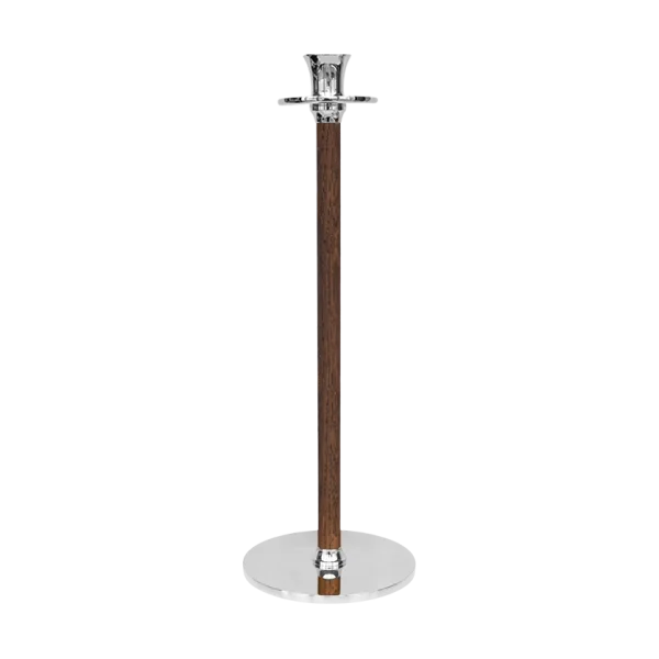 Hilke Collection Alto Basso candle holder 35 cm Nickel-plated brass