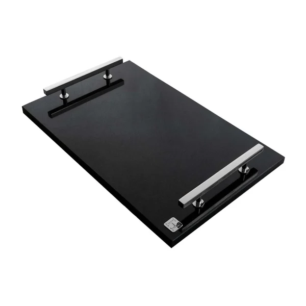 Hilke Collection Hilke Collection tray 40.5x25.5 cm Granite-nickle plated brass