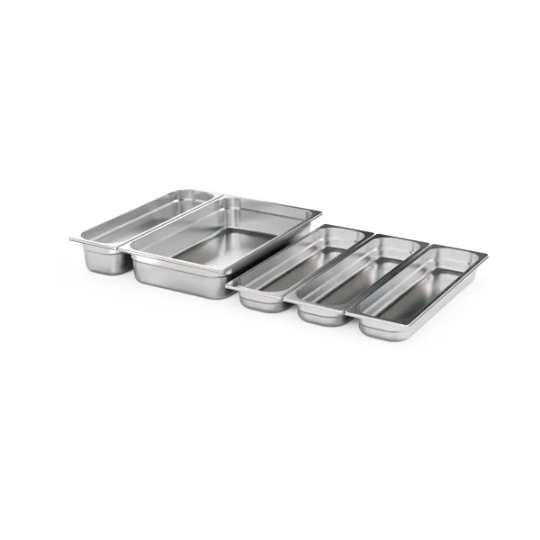 Höfats FIRE KITCHEN storage boxes Stainless steel, 5 pieces