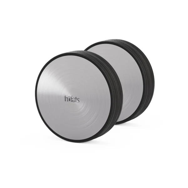 Höfats FIRE KITCHEN wheels for outdoor kitchen Black, 2-pack