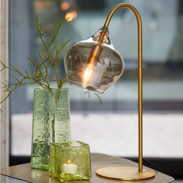 Holborn Table Lamp - Smoked Glass