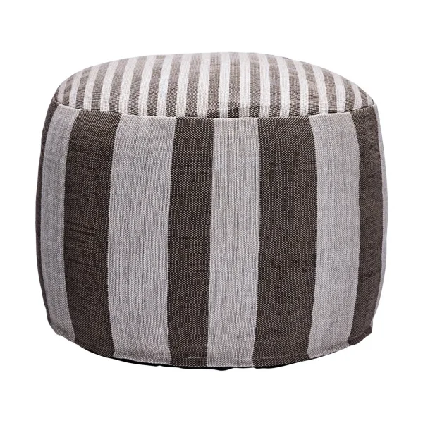 House Doctor Alfo pouf Ø60x40 cm Brown-white