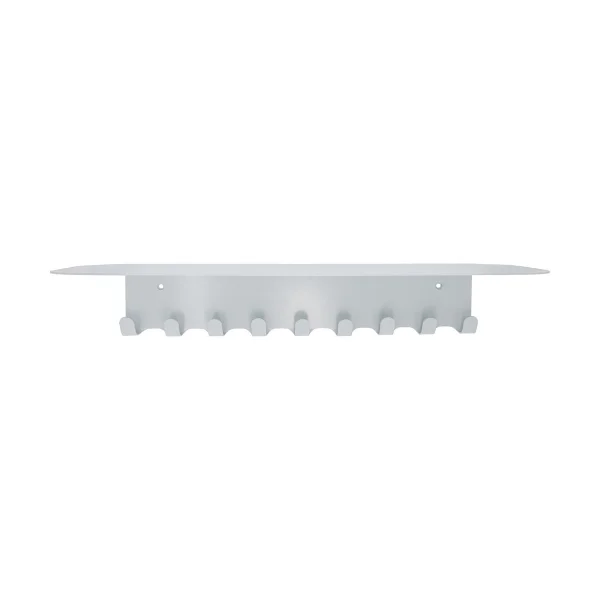 House Doctor Book rack 9 hooks 18x60 cm Light gray