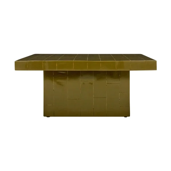 House Doctor Brick coffee table 100x100x44 cm Green