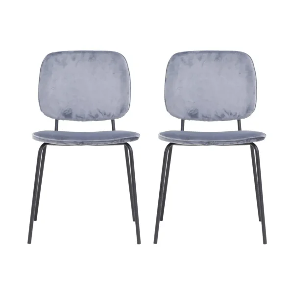 House Doctor Comma Chair 2 Pack Grey