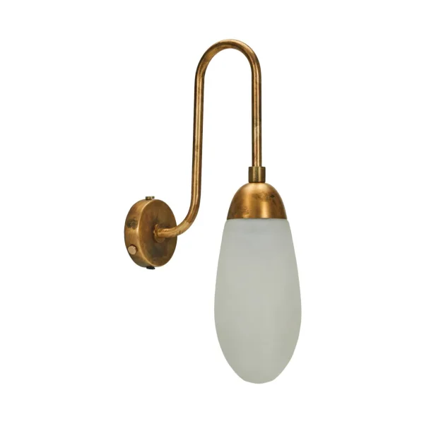 House Doctor Drop wall lamp Antique brass