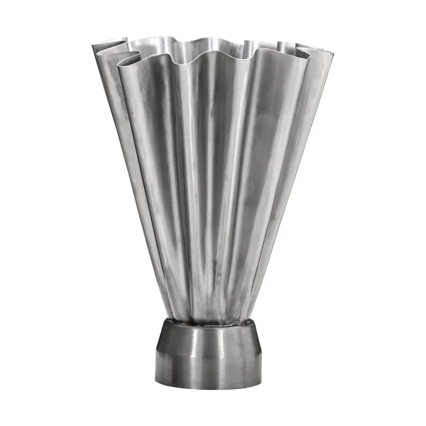 House Doctor Flood vase Ø23 cm Brushed silver