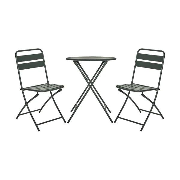 House Doctor Helo coffee set with 2 chairs Green