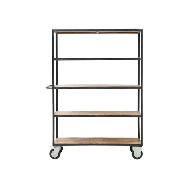 House Doctor House Doctor shelving system 4 wheels 175 cm Black-nature
