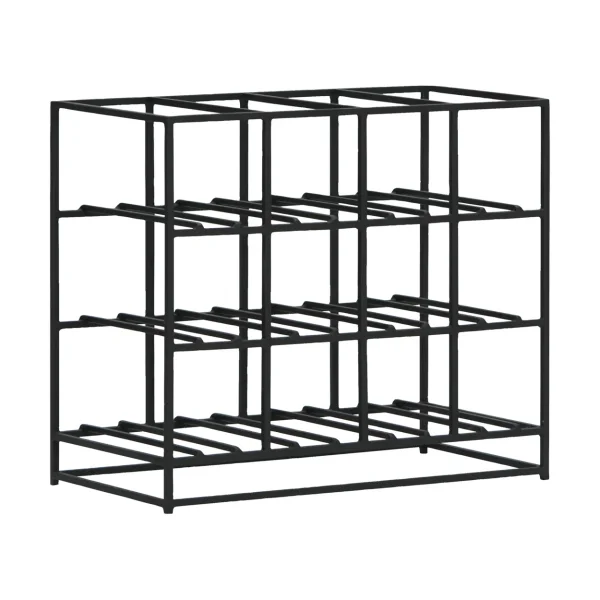 House Doctor House Doctor wine rack 12 bottles 41x35 cm Black