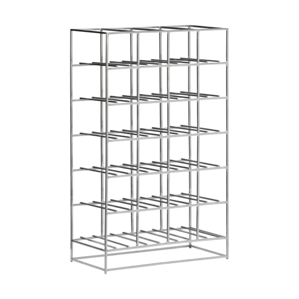 House Doctor House Doctor wine rack 24 bottles 41x67 cm Silver finish