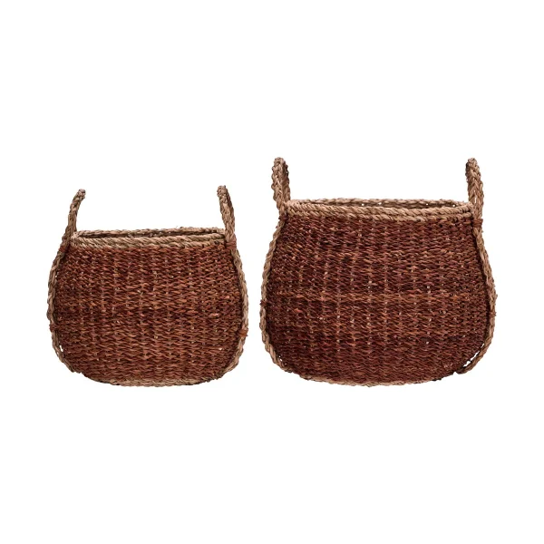 House Doctor Rangi storage basket 2 pieces Brown