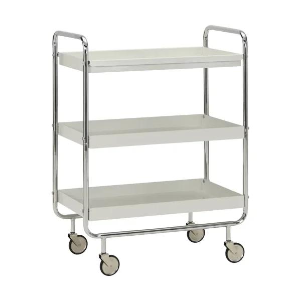 House Doctor Roll serving trolley Off-white-crome