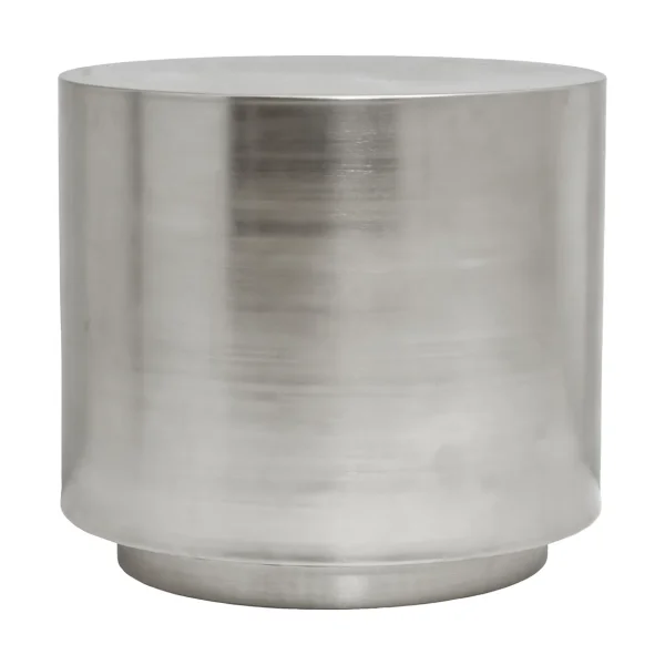 House Doctor Step side table Brushed silver-colored